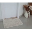 Ver imagem 1 de Tapete Algodão para Banheiro, Quarto, Sala - Tamanho 0,50 X 0,80 - Pelo Médio- Cor Cru