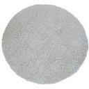 Ver imagem 5 de Tapete Algodão Redondo para Sala, Quarto - Tamanho - 1,20M x1,20M - Cru Pelo Alto