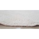 Ver imagem 3 de Tapete de Algodão Redondo para Sala, Quarto e Escritório - Tamanho - 1,20M x 1,20M - Cor Cru