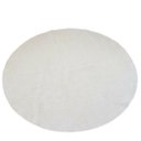 Ver imagem 4 de Tapete de Algodão Redondo para Sala, Quarto e Escritório - Tamanho - 1,20M x 1,20M - Cor Cru