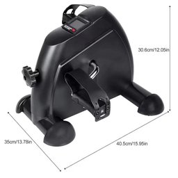 Mini Bike Ergométrico Monitor Lcd Fisioterapia Perna e Braço - 5