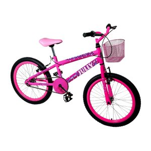 Bicicleta Infantil Feminina Aro 20 Colli Jully com Cesto
