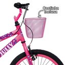 Ver imagem 2 de Bicicleta Infantil Feminina Aro 20 Colli Jully com Cesto