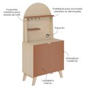 Ver imagem 7 de Aparador Cantinho Cafe 2 Portas 80 Cm 4630 Naturale Terracota Arly