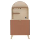 Ver imagem 5 de Aparador Cantinho Cafe 2 Portas 80 Cm 4630 Naturale Terracota Arly