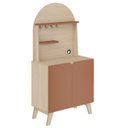 Ver imagem 1 de Aparador Cantinho Cafe 2 Portas 80 Cm 4630 Naturale Terracota Arly