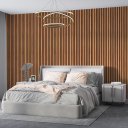 Ver imagem 1 de Papel de Parede Adesivo Imitação Ripado de Madeira