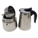 Ver imagem 4 de Cafeteira Italiana em Aço Inox 450 ml 9 Xícaras