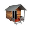 Casinha Casa de Cachorro Madeira Grande com Varanda Dog House - 2