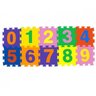 Tapete educativo brinquedo EVA 29x29cm 10 peças números - 2