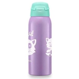 Copo Térmico com Canudo Keep It Cool 350ml Lilás Multikids - 2