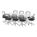 Ver imagem 2 de Mesa de Escritório Reunião 220cm Multimóveis Cr25336 Branco