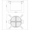 Ver imagem 3 de Cozi-pasta Tramontina Professional em Aço Inox com 4 Divisórias 30 Cm 13,5 L Tramontina