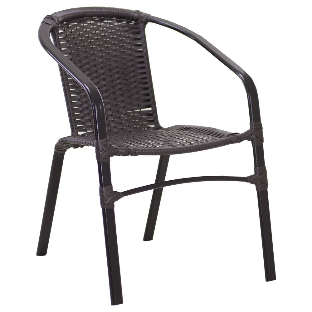 Jogo 4 Cadeiras Floripa e Mesa com Tampo Ripado em Alumínio - Piscina, Área, Jardim - 2
