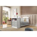 Ver imagem 5 de Berço Cômoda Para Colchão 60 X 130 Cm Rafael Multimóveis Fg0516 Branco/cinza