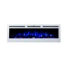Lareira Eletrica, Tela 50", Tensao 127v, Frequencia 60hz, Potencia 1500w, Ipxo, Classe I - Cor Branc - 3