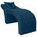 Ver imagem 2 de Maca Lash Designer Cilios Luxo Estofada com Massagem Veludo Azul Marinho