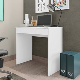 Mesa para Computador Escrivaninha Alexia Branco Ajl - 5