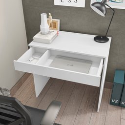 Mesa para Computador Escrivaninha Alexia Branco Ajl - 6
