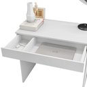 Ver imagem 4 de Mesa para Computador Escrivaninha Alexia Branco Ajl