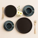 Ver imagem 2 de Jogo de Jantar 16 Peças Cerâmica Prato Raso Sobremesa Xícara