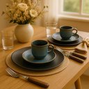 Ver imagem 6 de Jogo de Jantar 16 Peças Cerâmica Prato Raso Sobremesa Xícara