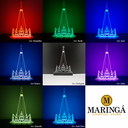 Ver imagem 3 de Luminária LED Decoração Mesa Bancada Sala Setup Catedral de Maringá Varias Cores