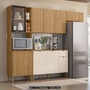 Ver imagem 2 de Cozinha Compacta Balcão sem Tampo Laura Plus Freijó/soft Z06 - Mpozenato