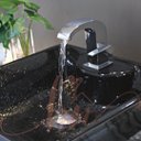 Ver imagem 2 de Torneira de Pia para Banheiro Cascata Cromada Bica Baixa C74