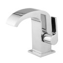 Ver imagem 1 de Torneira de Pia para Banheiro Cascata Cromada Bica Baixa C74