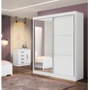 Ver imagem 1 de Guarda Roupa Atenas 2 Pts 100% Mdf com Espelho D Doro -