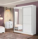 Ver imagem 1 de Guarda Roupa Atenas 2 Pts 100% Mdf com Espelho D Doro -