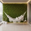 Ver imagem 1 de 3 Placas Jardim Vertical Artificial 3d Parede Verde Revestimento com Plantas