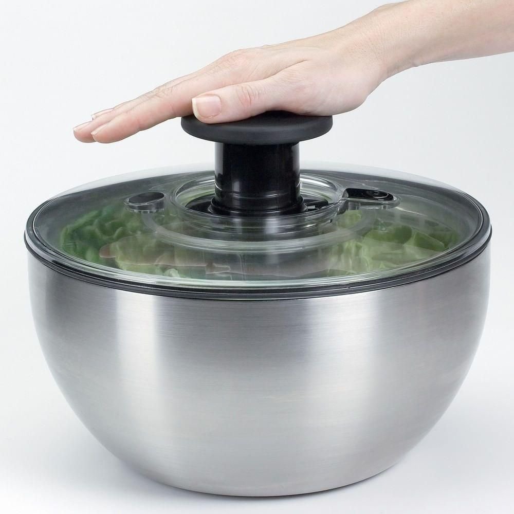 Lava e Seca Saladas 5 Litros em Aço Inox Oxo - 10