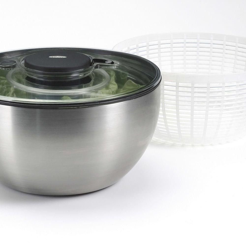 Lava e Seca Saladas 5 Litros em Aço Inox Oxo - 9