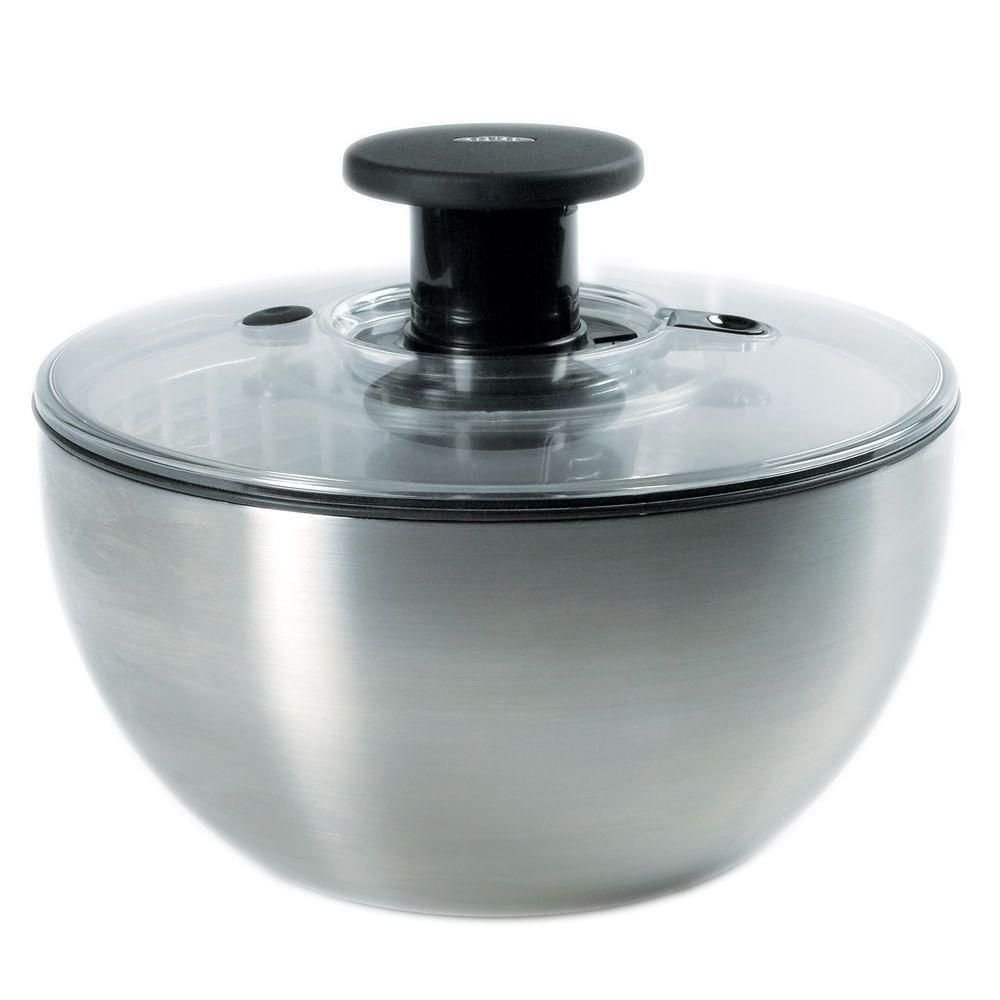 Lava e Seca Saladas 5 Litros em Aço Inox Oxo