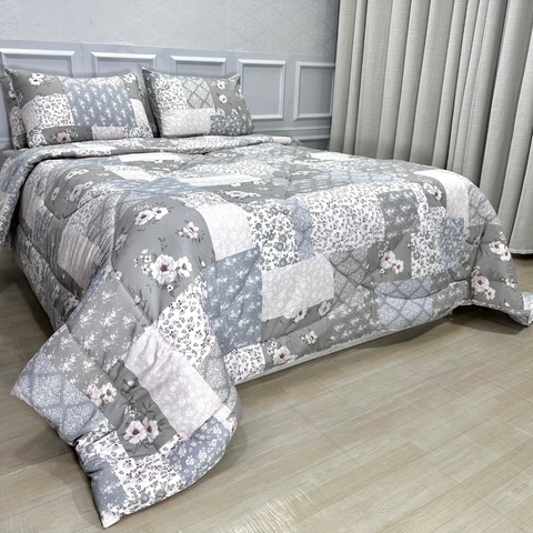 Edredom Casal Dupla Face 400 Fios Micropercal Toque de Pêssego 100% Poliéster Antialérgico Ana