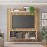 Painel Ripado Para TV Bordeaux Buriti Off White - 2