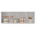 Ver imagem 3 de Armário Aéreo 160cm 4 Portas Nevada Branco - Lumil Móveis