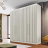 Guarda Roupa 4 Portas Potente 100% Mdf Off White - Móveis Europa - 1