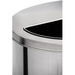Lixeira de Inox 30l com Aro Meia Lua 30x40 - 5