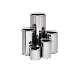Lixeira de Inox 30l com Aro Meia Lua 30x40 - 6