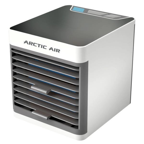 Mini Ar-Condicionado Portátil Arctic Air Cooler Umidificador e Climatizador com Luz Led