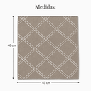 Ver imagem 6 de Aparador Louças Escorredor Alta Absorção Geométrico 45x40 cm:Kit 3/Cinza