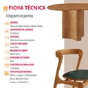 Ver imagem 7 de Mesa de Jantar Soláris 220cm Madeira Tampo Laminado Orgânico com 8 Cadeiras Solaris