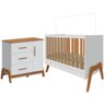 Quarto Bebê Completo Berço Americano Cômoda 1 Porta 100% Mdf - 3