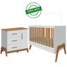 Quarto Bebê Completo Berço Americano Cômoda 1 Porta 100% Mdf - 2
