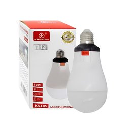 Lâmpada Led de Emergência com Bateria Recarregável 12h Econômica Ideal para Acampamentos - 1