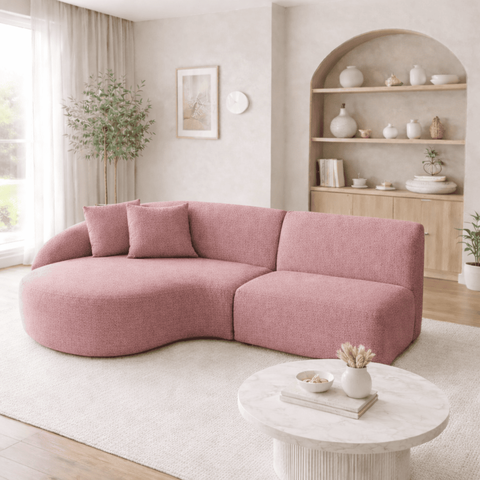 Sofá 3 Lugares Bariloche Modular Moderno Linho