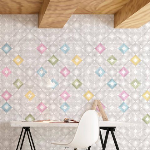 Papel de Parede Arte Deco 3 Arte Destaque 2,50 Metros